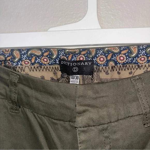 DICTIONARY cropped/ankle chinos Size 10/30 - Picture 4 of 4
